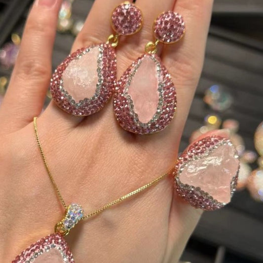 Stone Earring Set