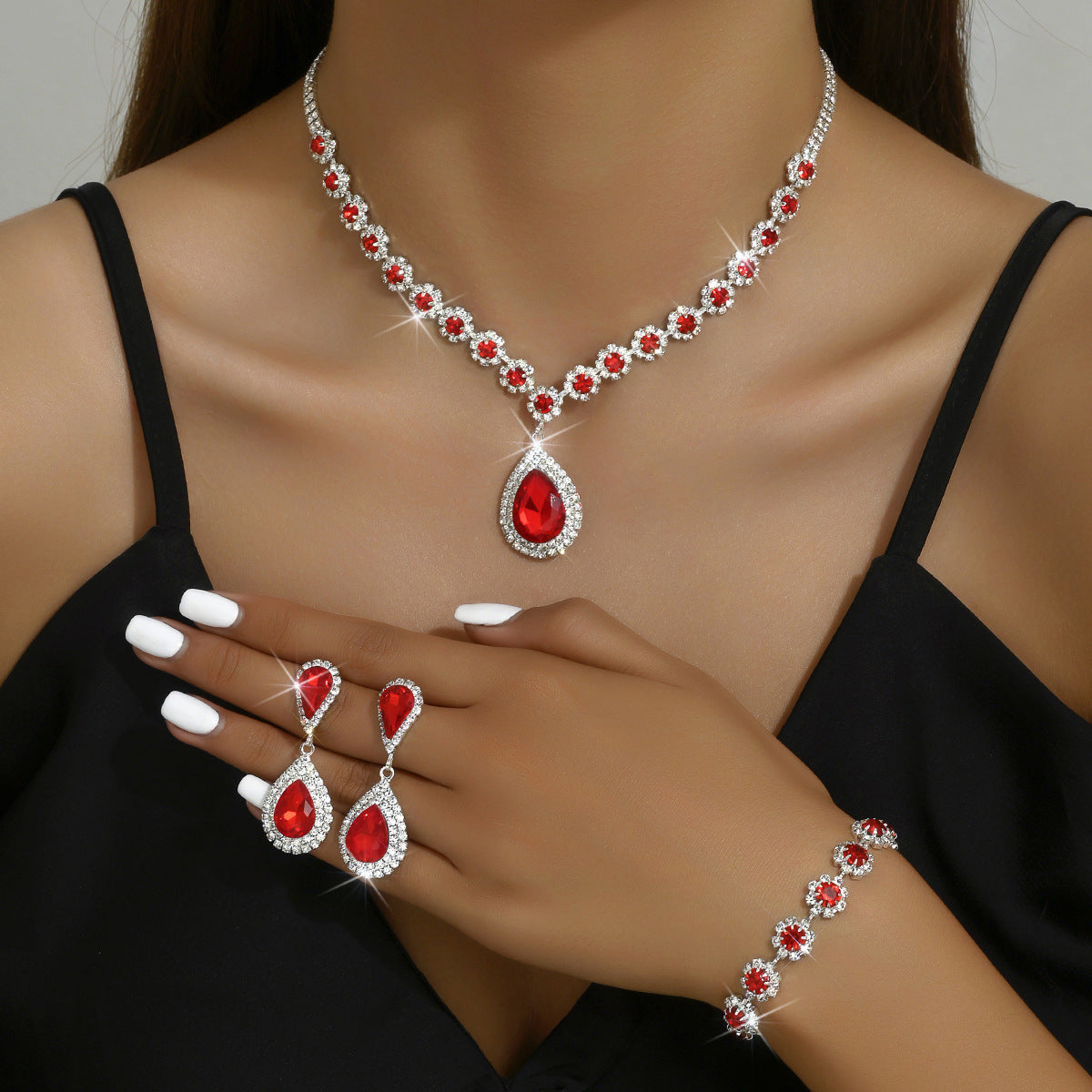Bridal Jewellery  Three-piece Set