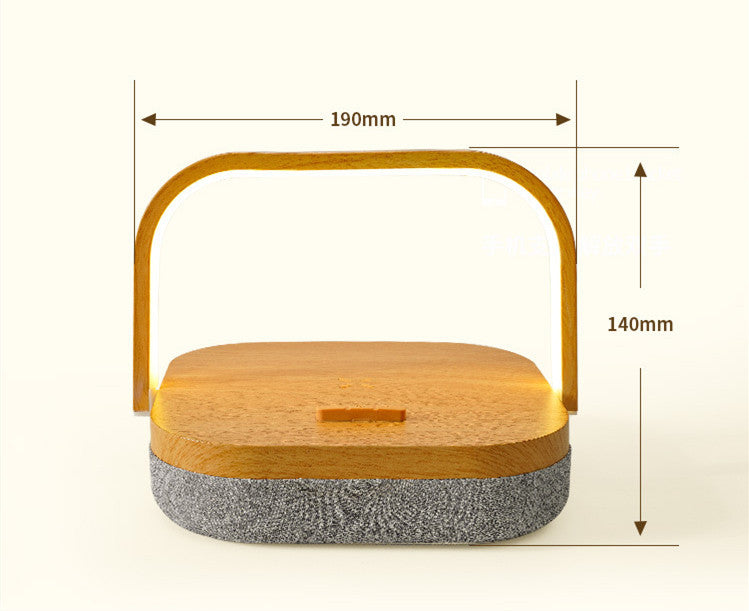 Desk Lamp With Wireless Charging and Speaker