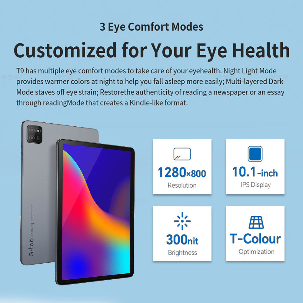 G-tab T9 10.1 Inch Android 14 Tablet