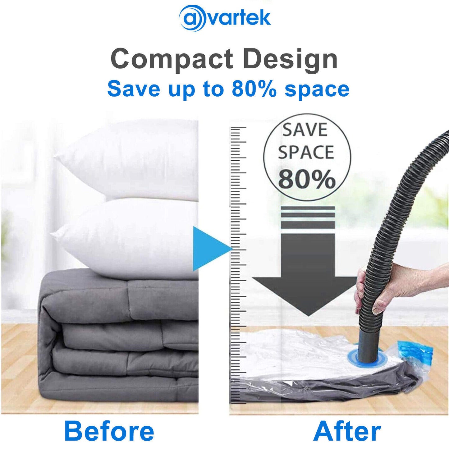 6 Vacuum Storage Bags