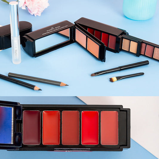 Eye Shadow Blush Lipstick Set