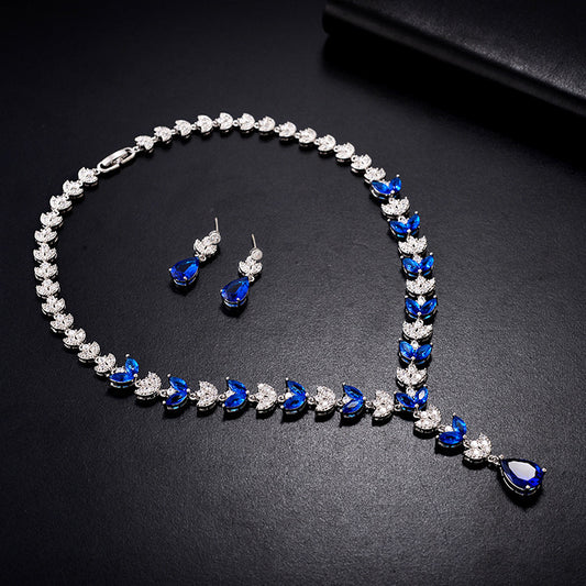 Two Piece Necklace Earring Set