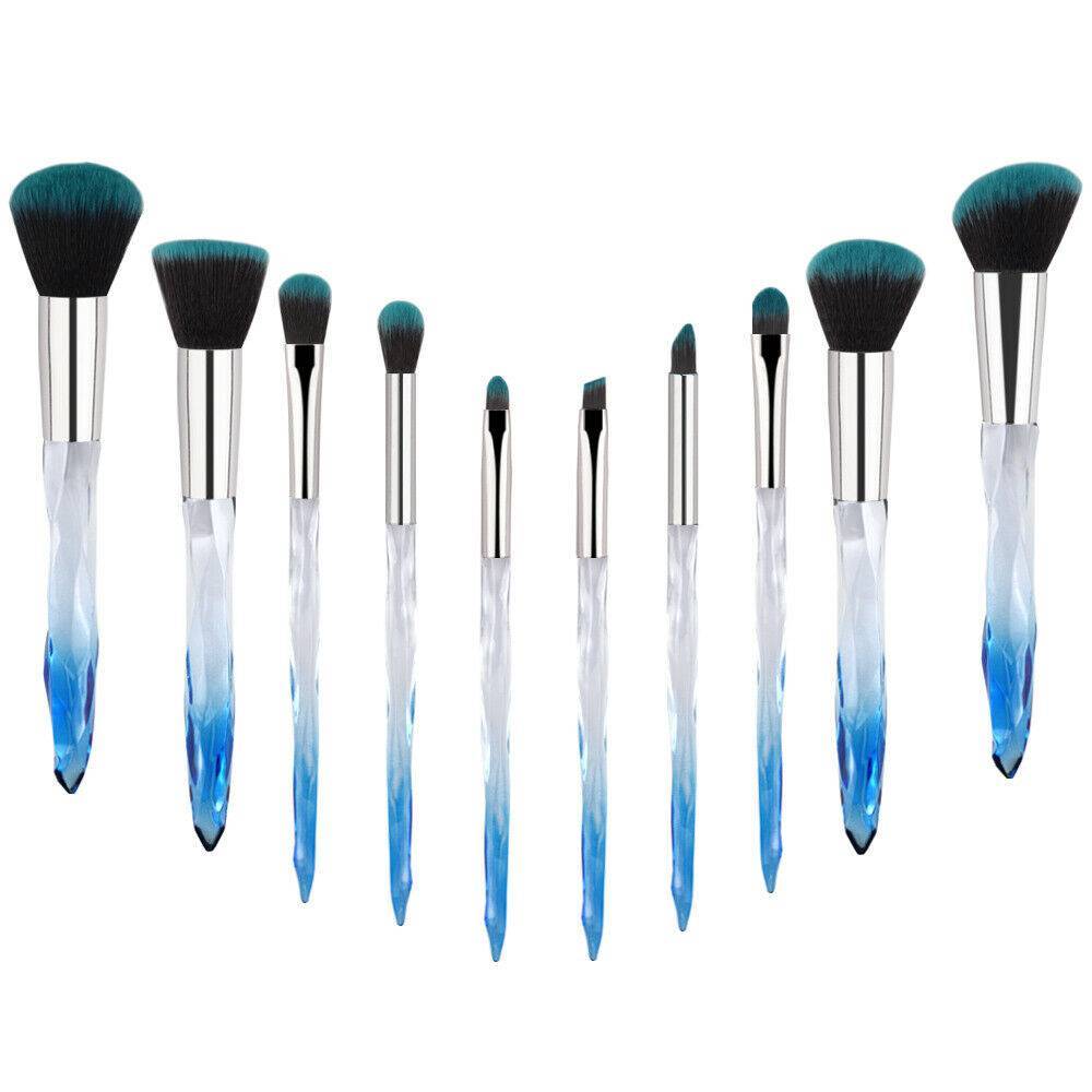 Crystal Blue Professional Makeup Brush