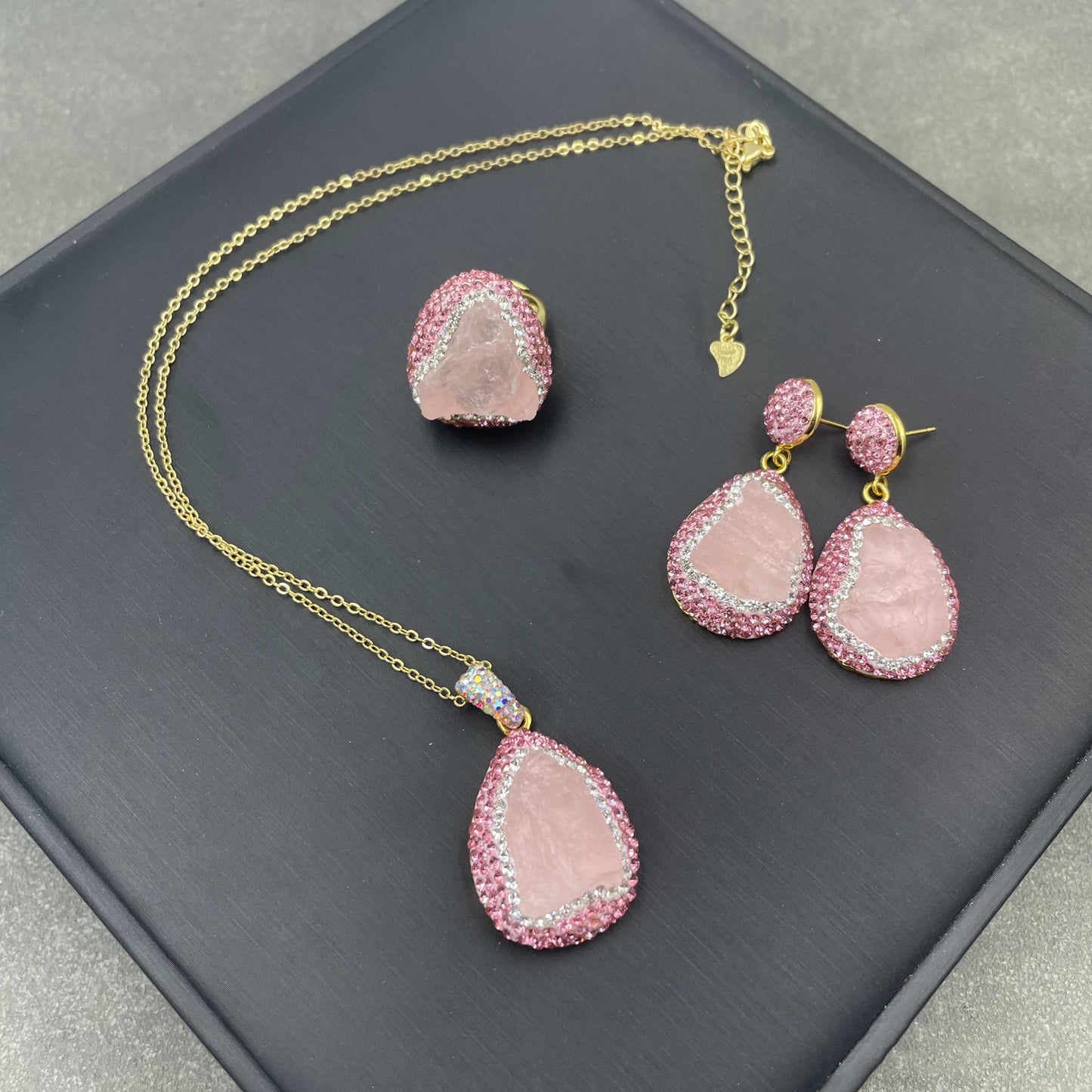 Stone Earring Set