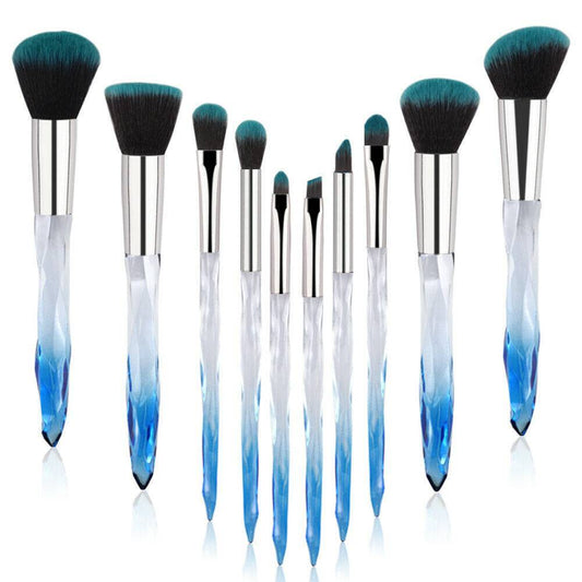 Crystal Blue Professional Makeup Brush