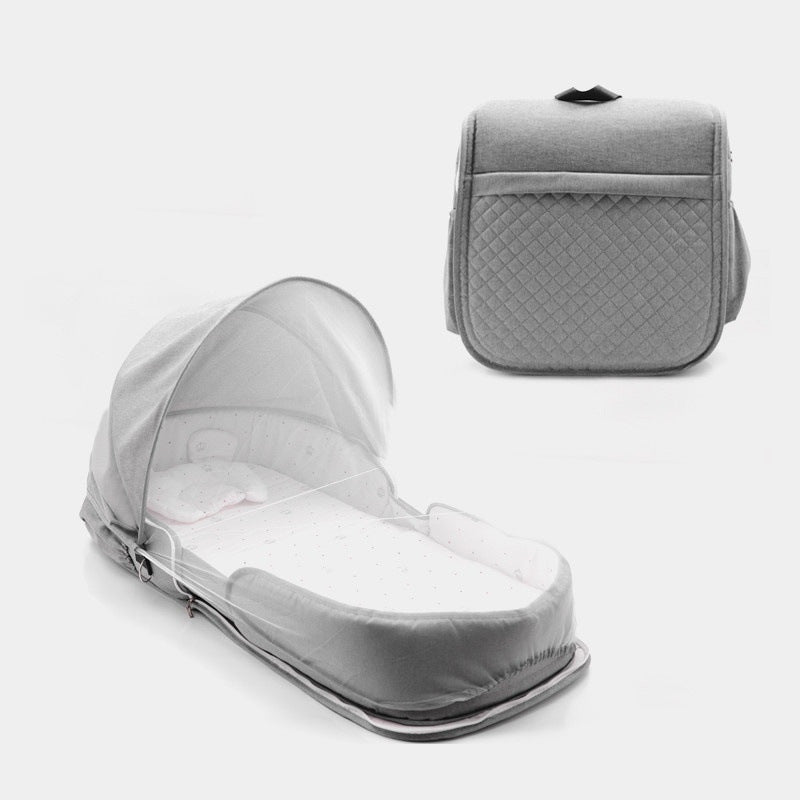 Foldable Mobile Baby Crib